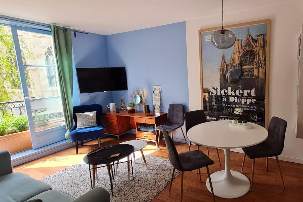 Appartement Calme Centre-Ville. Dieppe Luaran gambar
